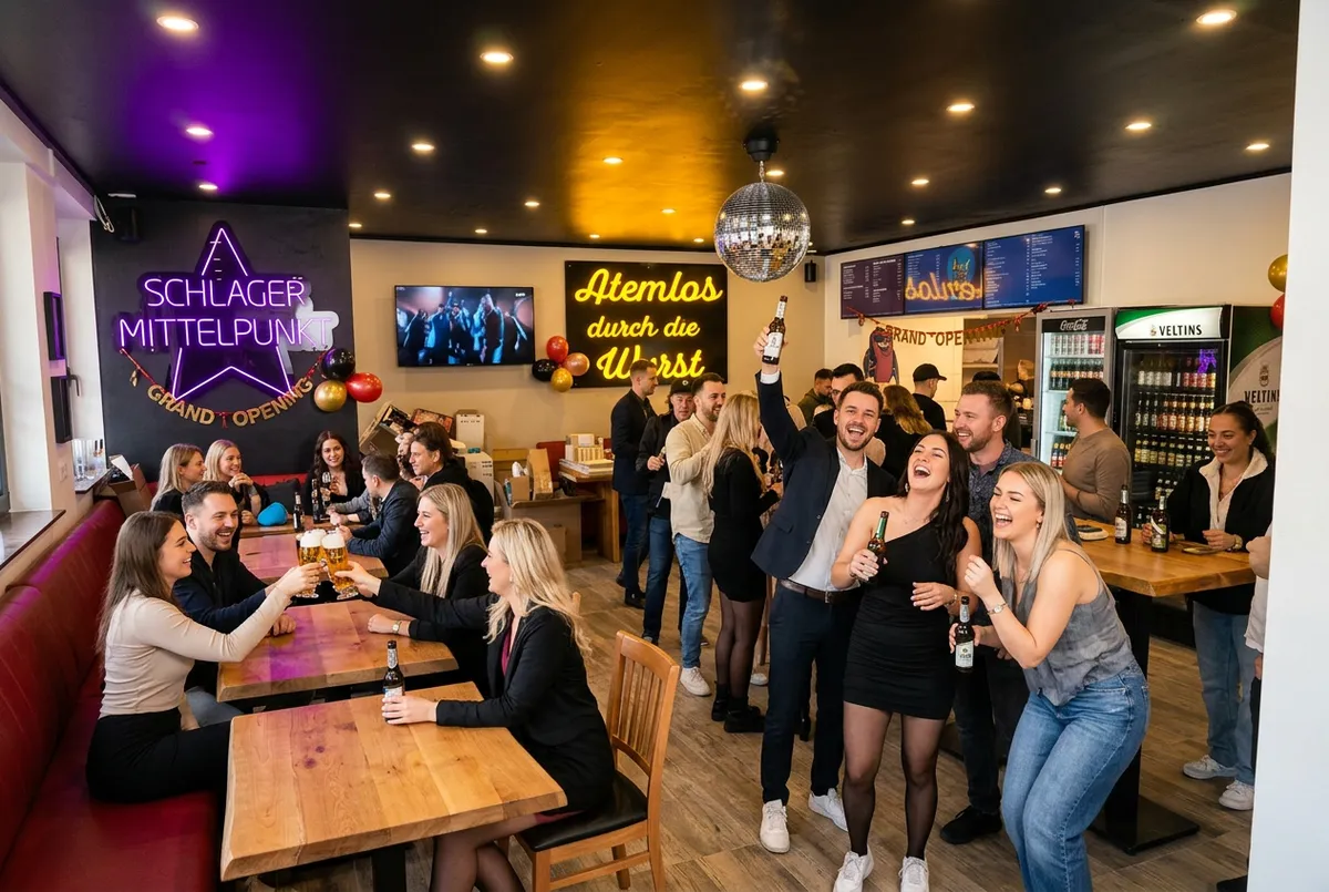 Schlager Imbiss Atmosphäre